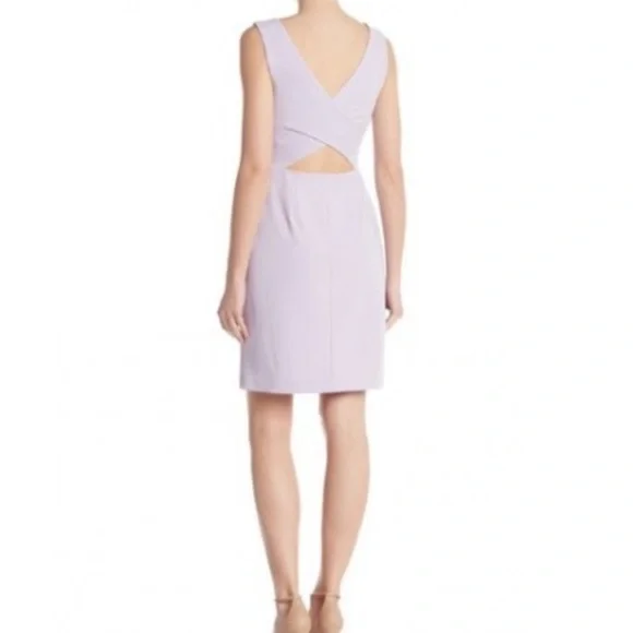 Betsy Johnson sleeveless criss-cross back dress - Picture 2 of 7